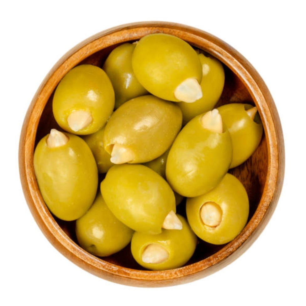 Olive aux Amandes +-200g Gr