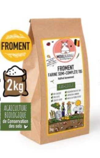 [F6002] Farine Froment semi-complète T80 2kg  