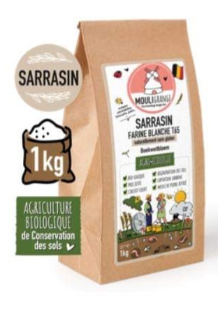 [sarb1] Farine Sarrasin blanche T65 1kg 