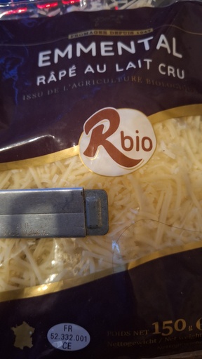 [er] Emmental  Râpé 150g Fr